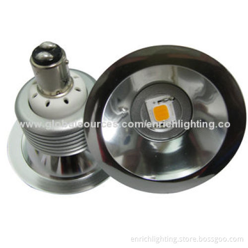 4W LED Spotlights with BA15D Base Type, 12V Input and 280lm, Dimmable Available